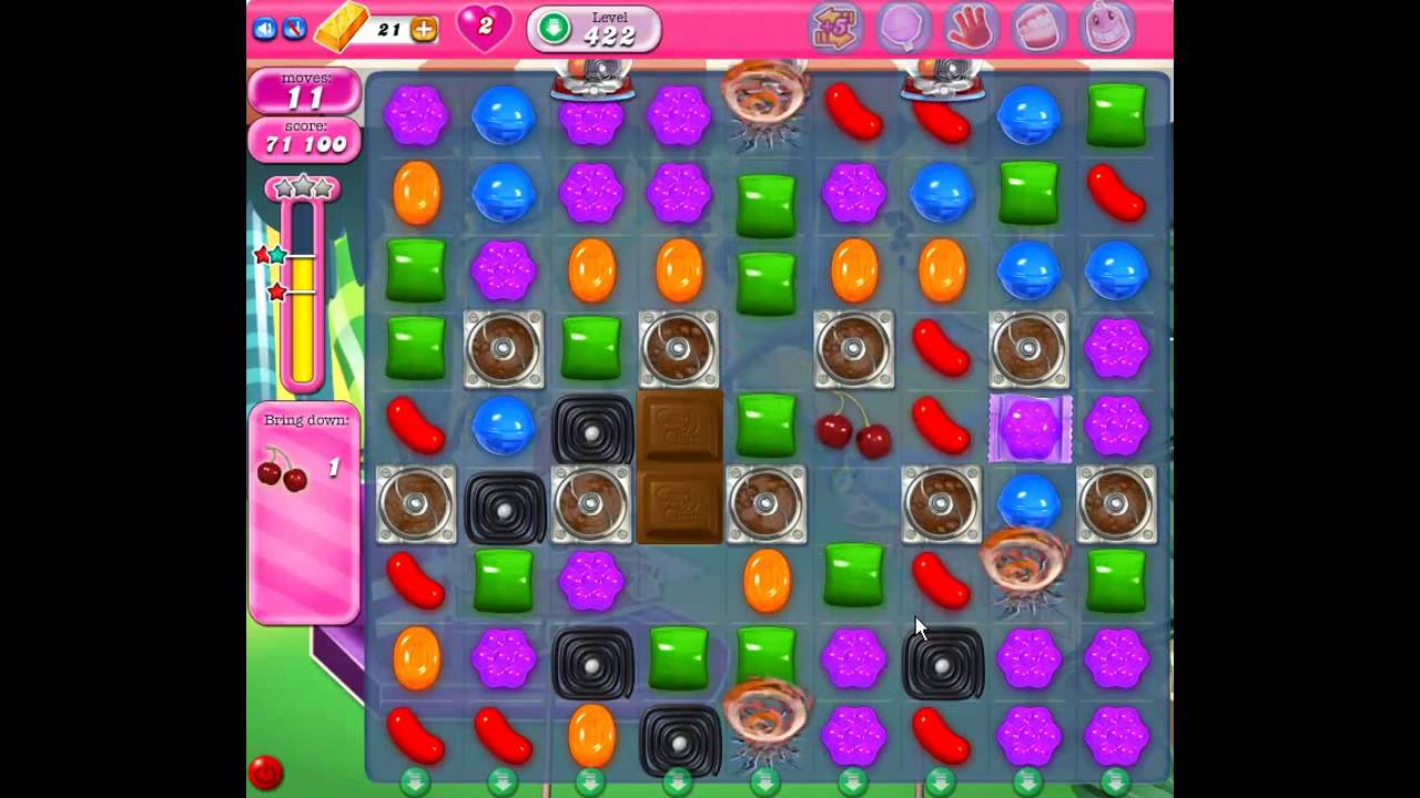 Candy Crush Saga 422 Level Finishing ★★★