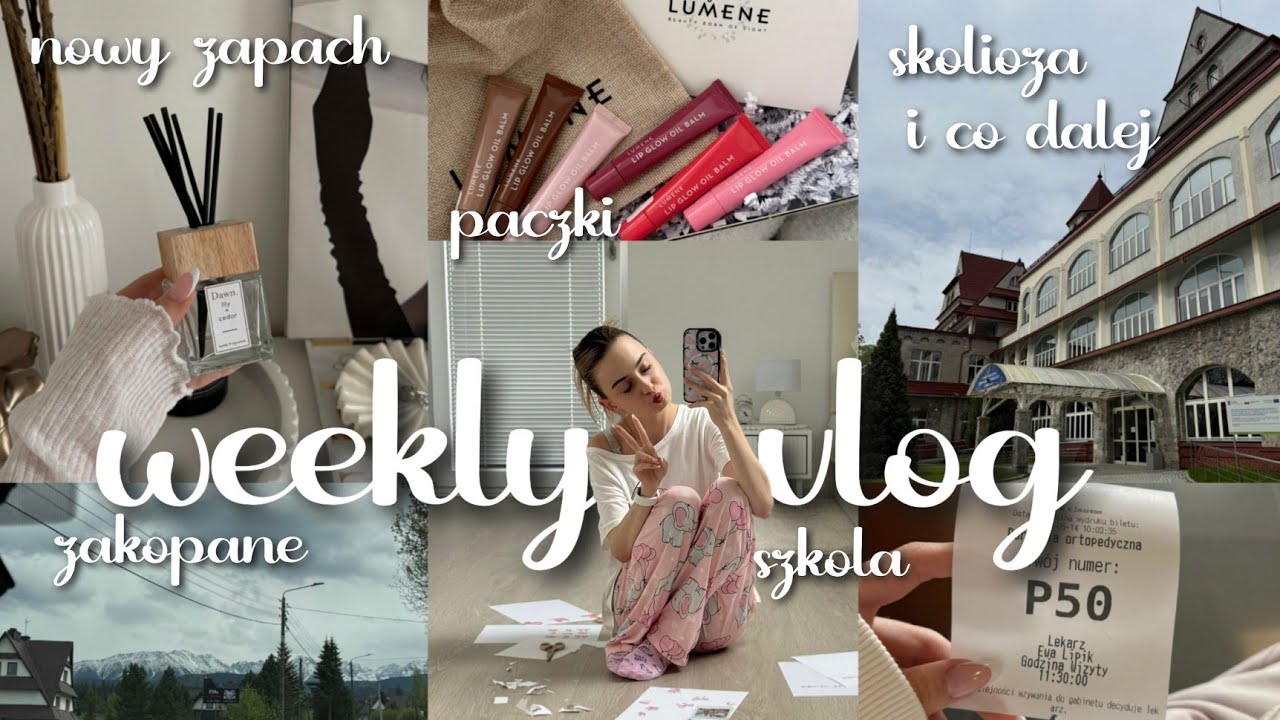 WEEKLY VLOG 🌷 co z gorsetem, szkoła, zakupy & paczki