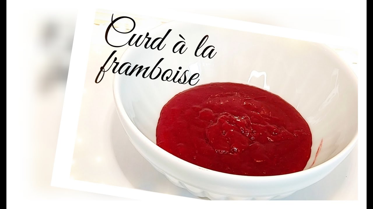 curd à la framboise/purée de framboise 🍇