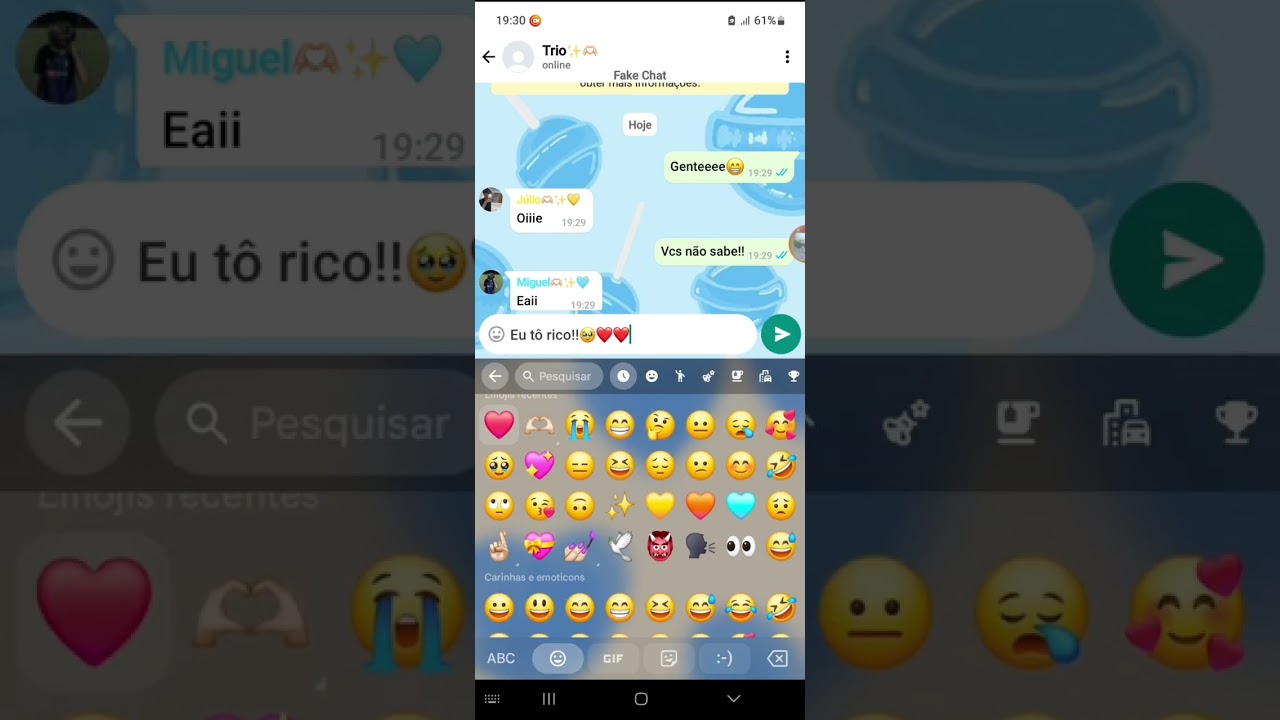 Fake chat (O nerd que virou imperador)🥹 Parte 1 completo🫶🏻