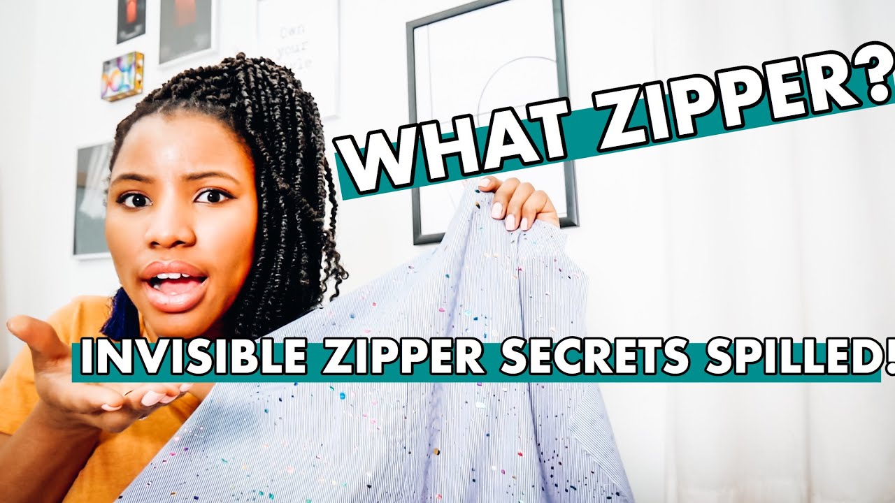 SEW INVISIBLE ZIPPERS WITH EASE: CONCEALED ZIPPER SEWING TUTORIAL | SECRETS EXPOSED