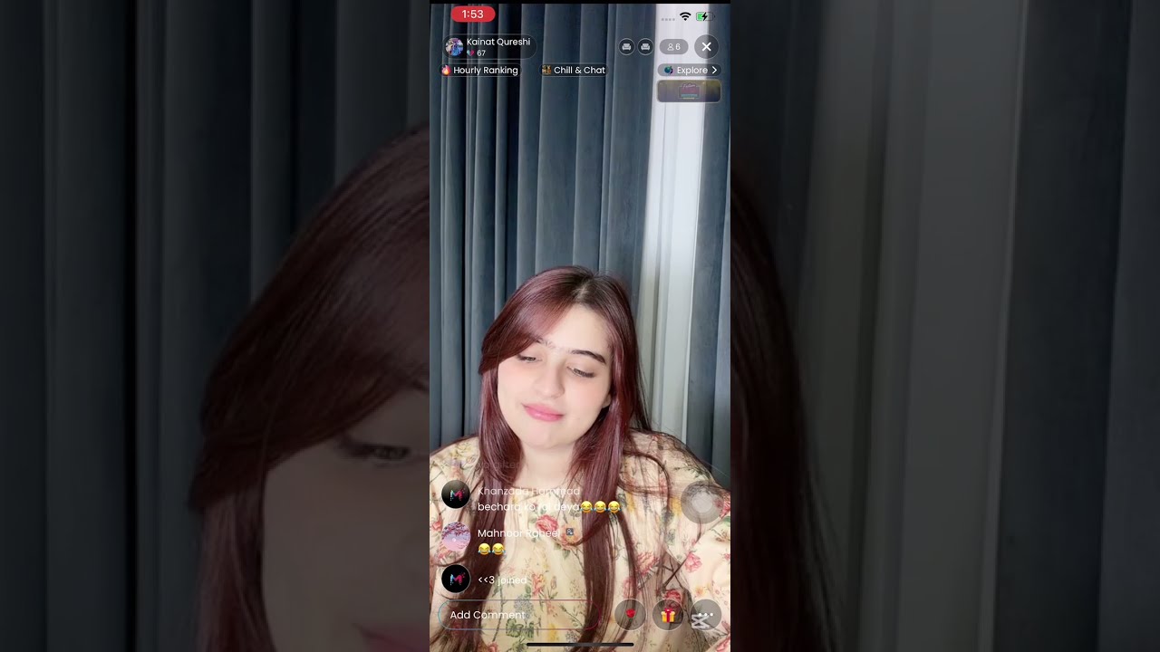 Kainat qureshi today MizMiz live ❤️ #subscribe #live #kainatqureshilive 