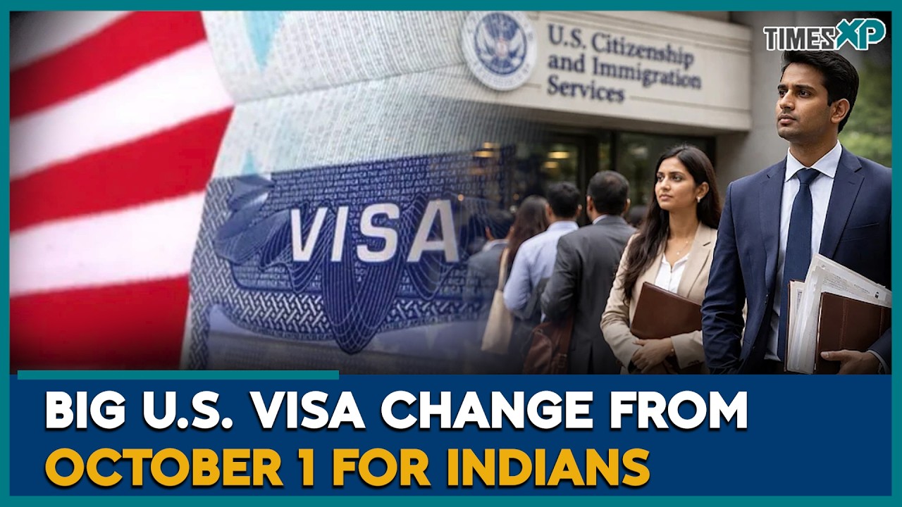 U.S Visa Change From October 1: Indians Must Know | U.S Immigration | Indians In U.S