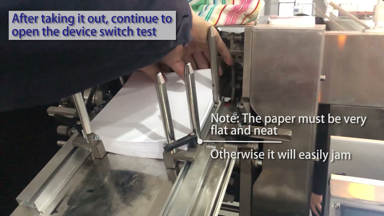 How to change the manual of different sizes for the cartoning machine