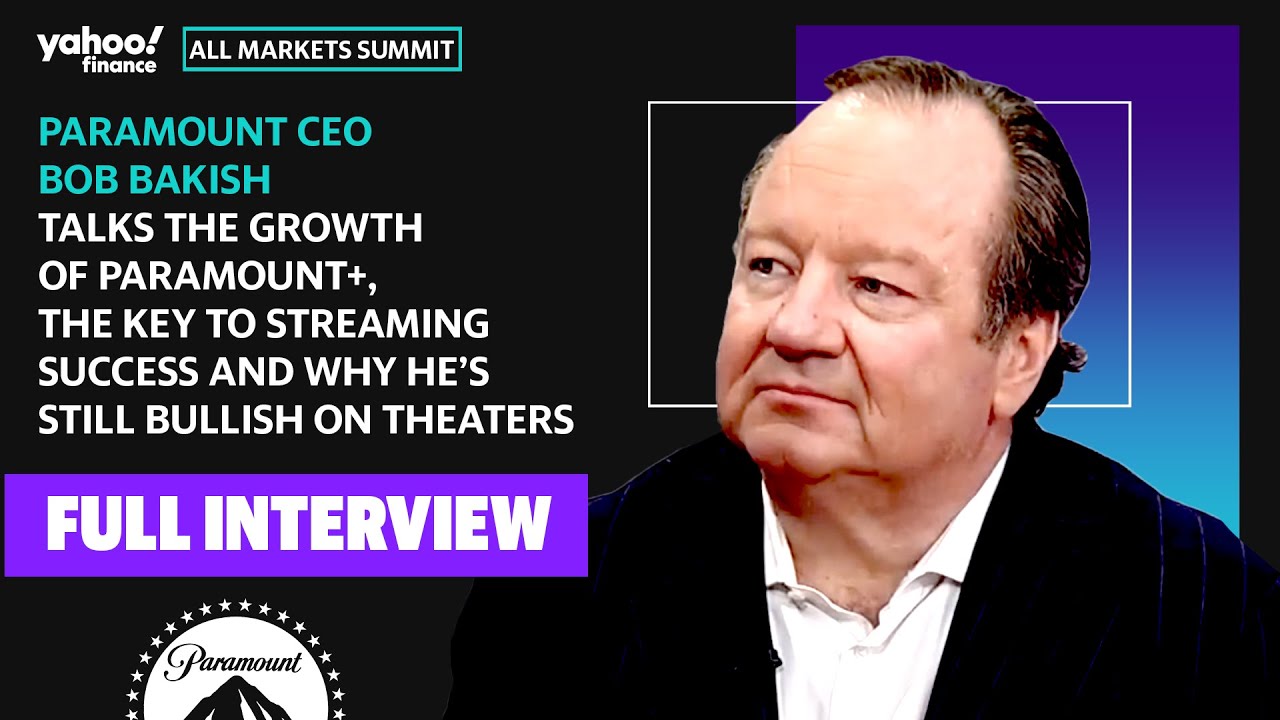 Paramount CEO on Paramount+ growth, streaming success and why he&rsquo;s still bullish on theaters