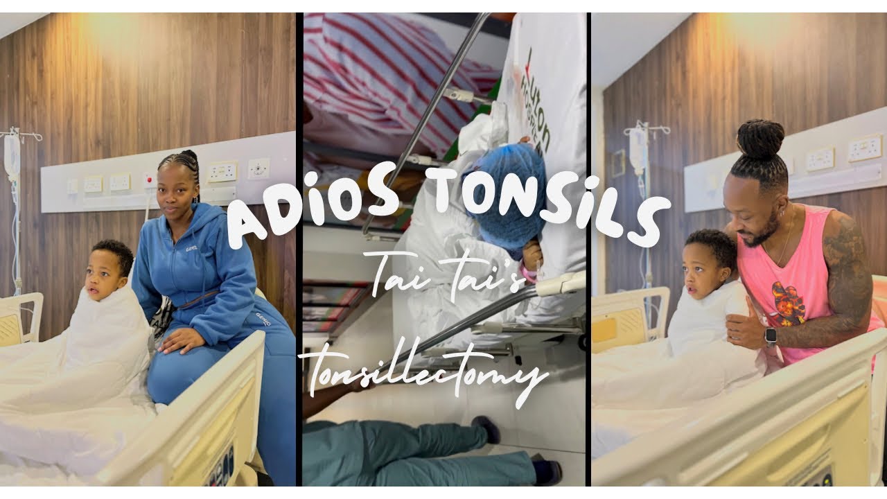 ADIOS TONSILS; WE FINALLY DID TAIYARI'S TONSILLECTOMY AT LUTON HOSPITAL.