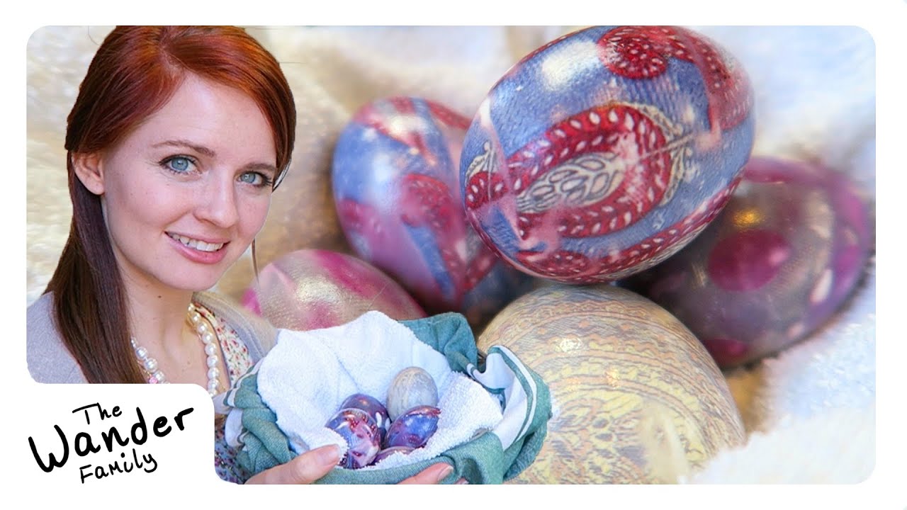 DYE EASTER EGGS - DIY SILK NECKTIE DYING! 👔🐣🐰 | The Wander Family