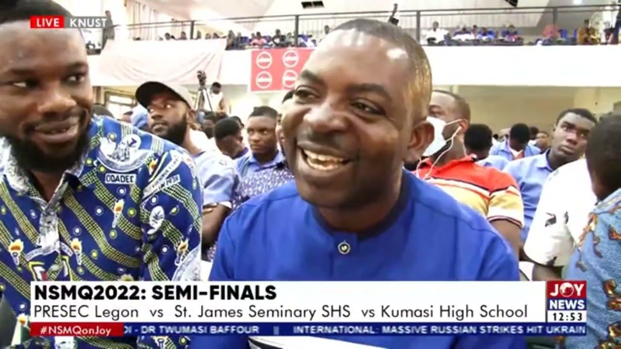 NSMQ 2022 Semi final clash between Presec Legon, St James Seminary SHS and Kumasi High School