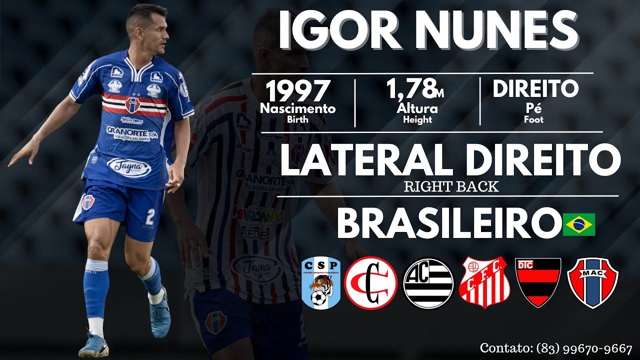 IGOR NUNES - LATERAL DIREITO (RIGHT BACK) - 2025