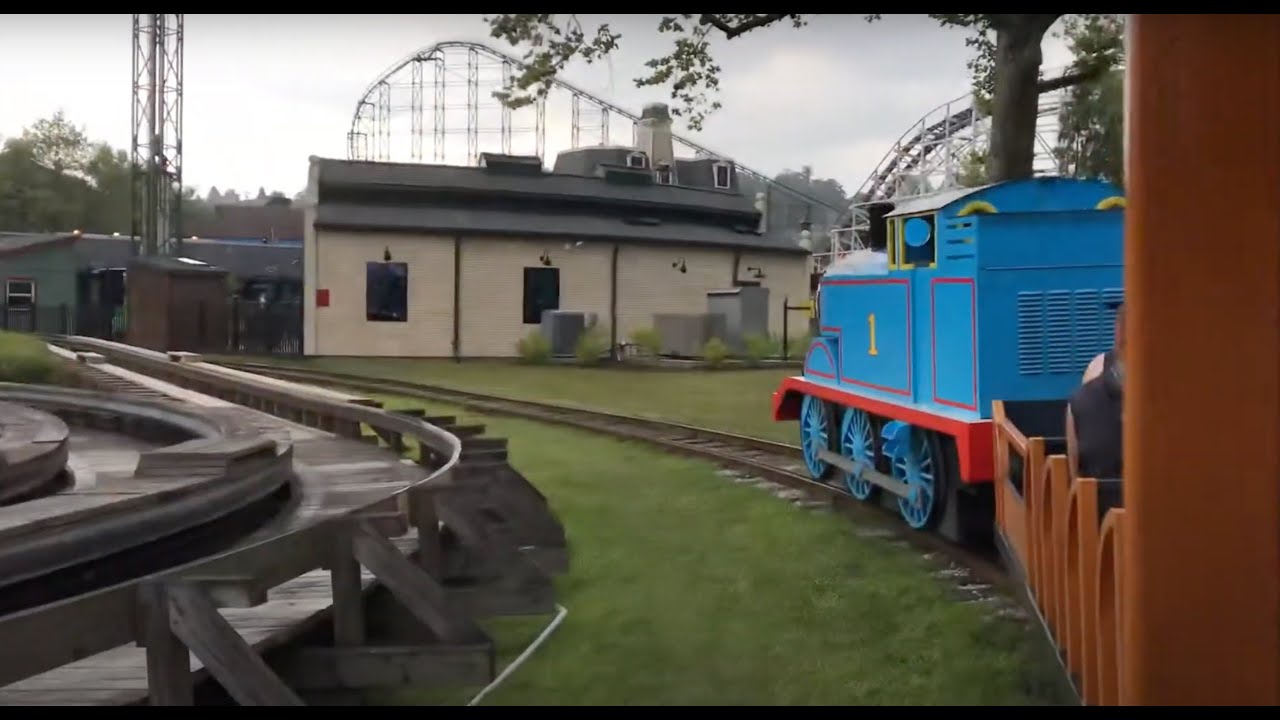 New Thomas Town train at Kennywood, Pittsburgh, Pennsylvania, USA