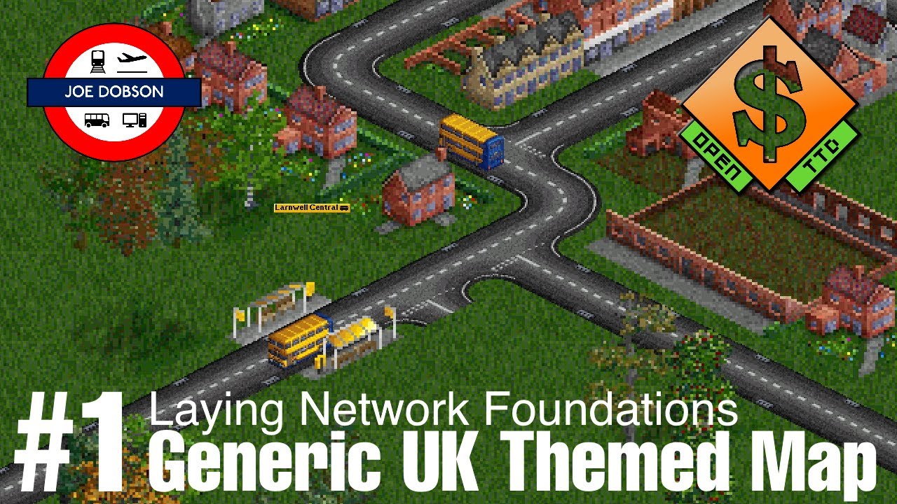 OpenTTD | Generic British Themed Map | Episode 1 | Foundations Of A Network