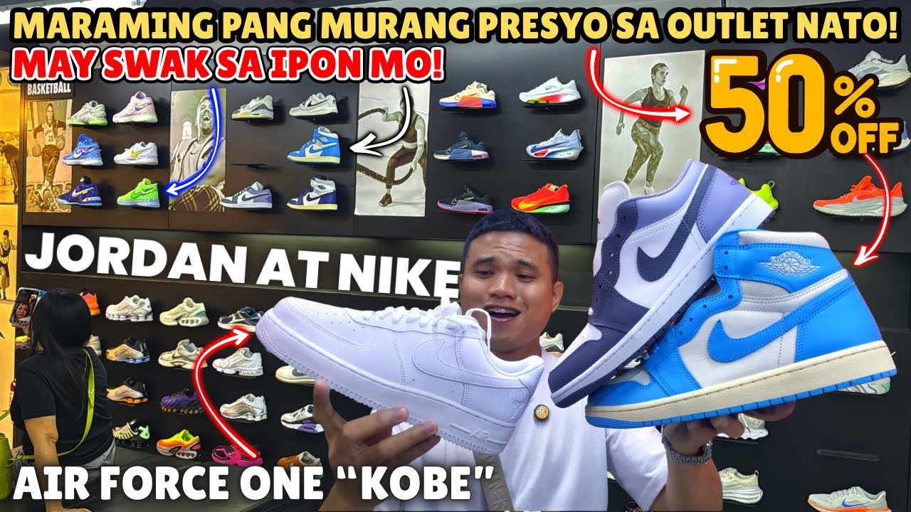 MURANG Nike at Jordan 1 May nakita ako naka SALE sa Outlet Nato! 50% OFF 