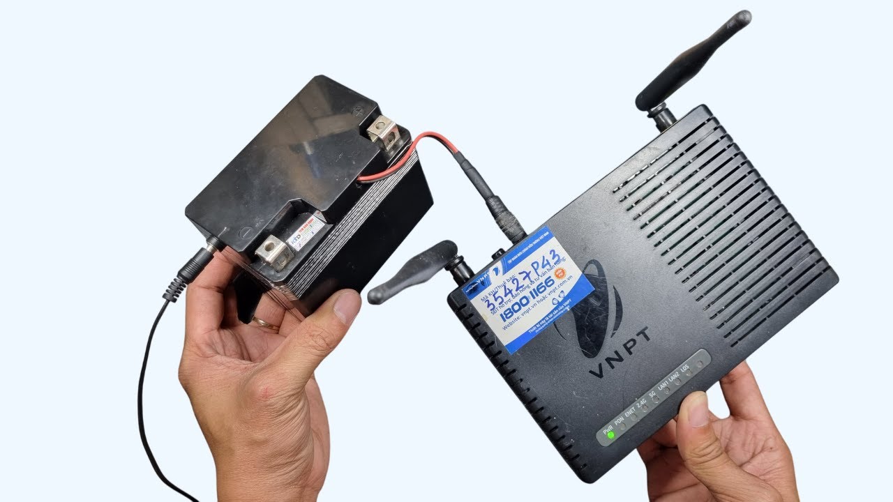 How to Make a Backup Power Supply for Wifi During a Power Outage