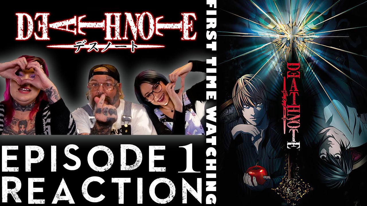 First time watching anime: Anime noobs react to Death Note, Episode 1