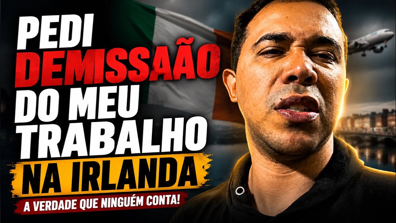 Não estava mais suportando Pedi demissão do meu primeiro trabalho aqui na Irlanda! #demissão 