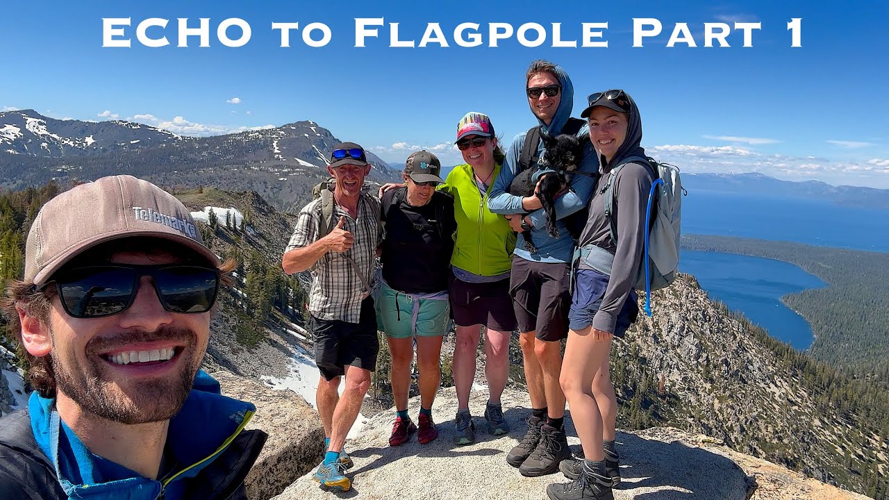 A Unique Ridgeline Traverse near Tahoe + amazing alpine lakes!  Part 1
