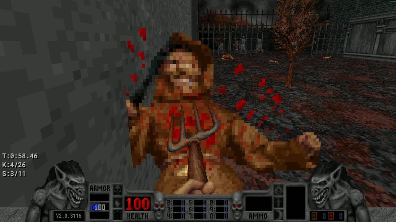 Blood: Refreshed Supply - E1M1: Cradle to Grave (100%) - Extra Crispy - Achievements 2 / 20