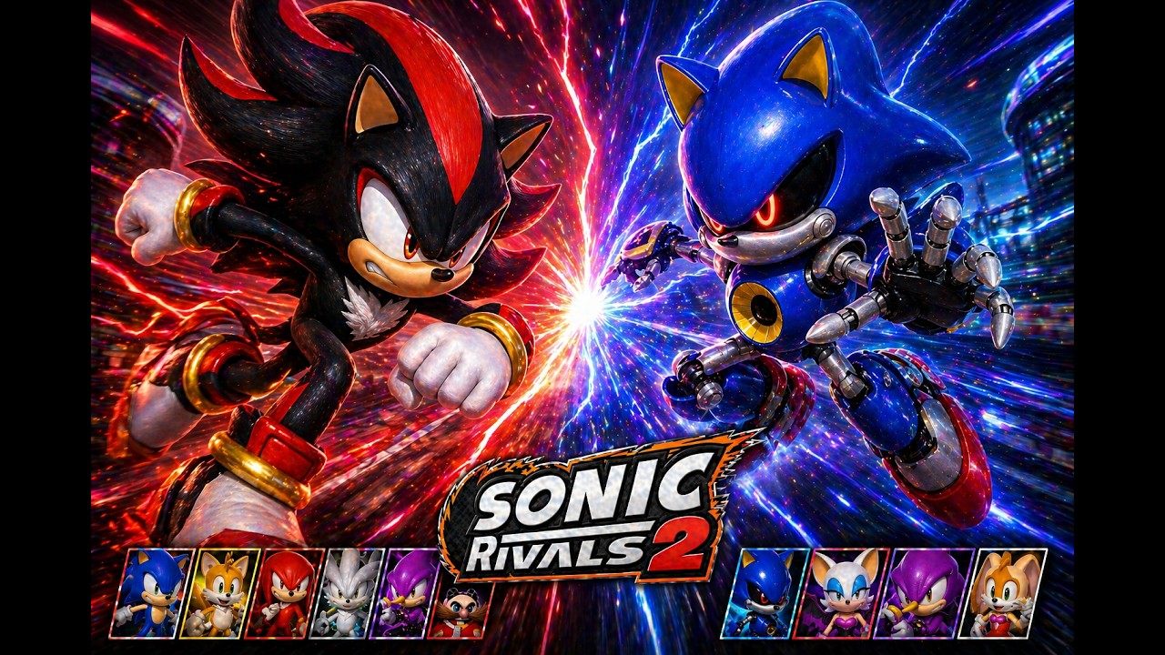 [PSP] Sonic Rivals 2 Shadow-Metal Sonic Play