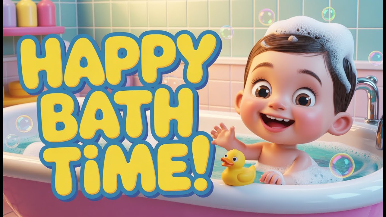 Bath Time Fun Song — Let’s Wash & Splash | singy pop