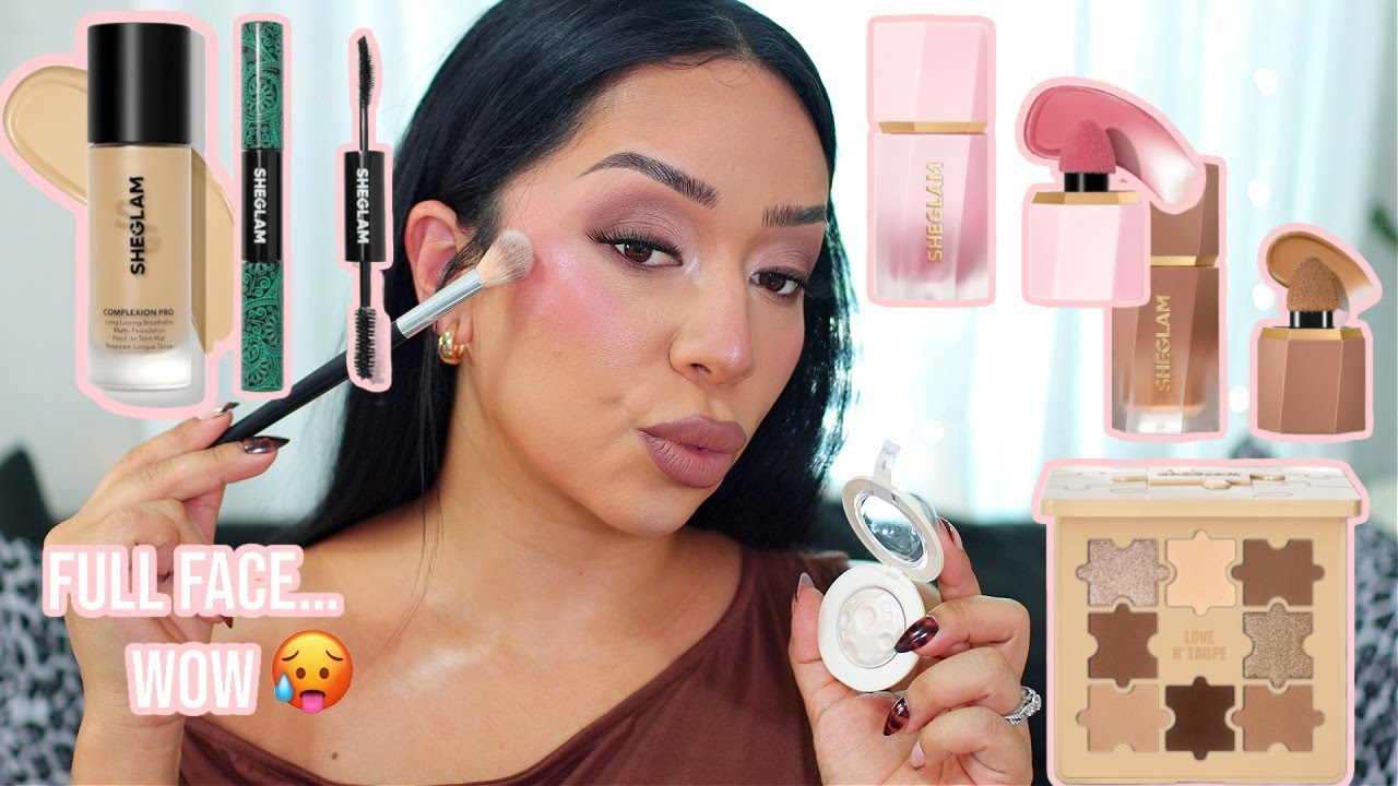 Full Face Using Only SHEGLAM Makeup | Affordable & Under $10 😳