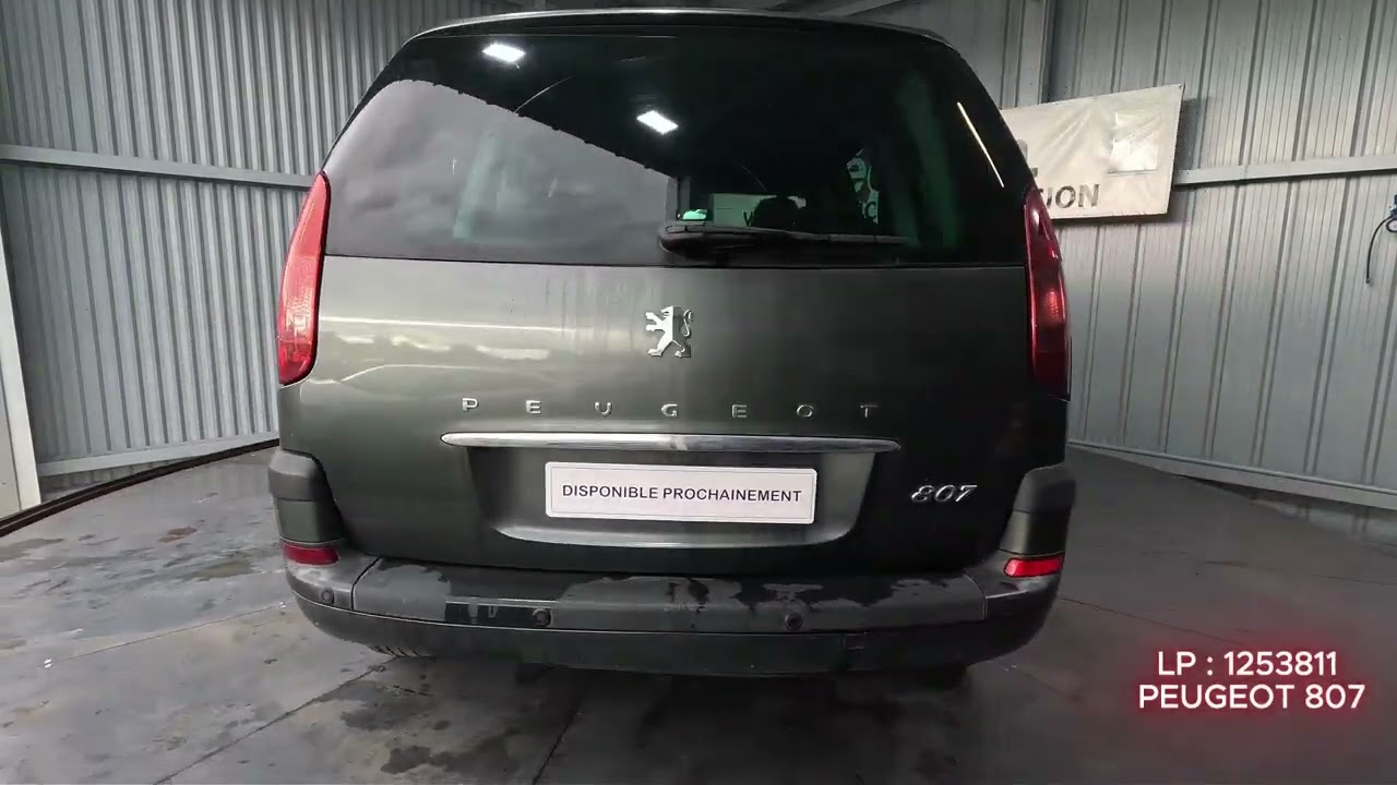 🔥 Arrivage – Peugeot 807 – 2.0 HDi 110 16V FAP (RHW)