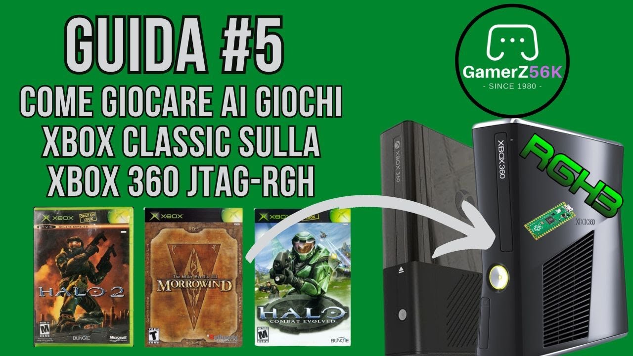 GUIDA #5 Come giocare ai giochi Xbox Classic sulla Xbox 360 JTAG-RGH