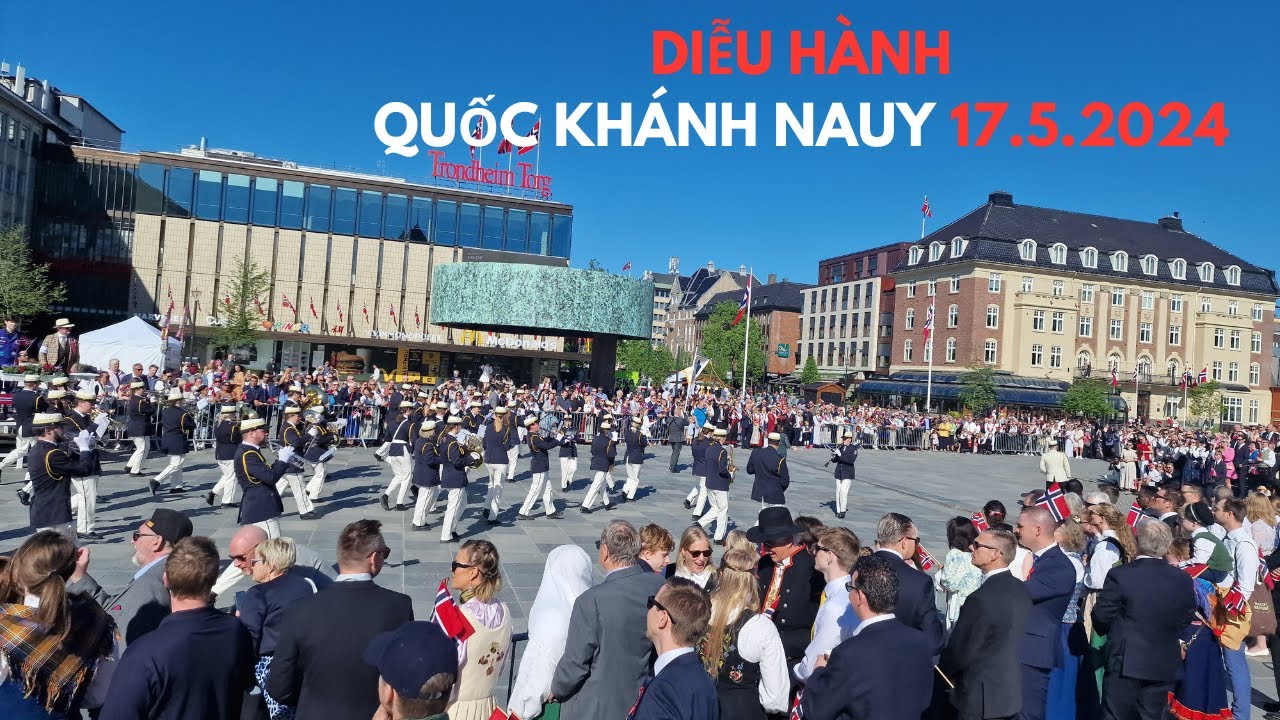 Diễu hành Mừng quốc khánh Nauy 17 tháng 5/2024