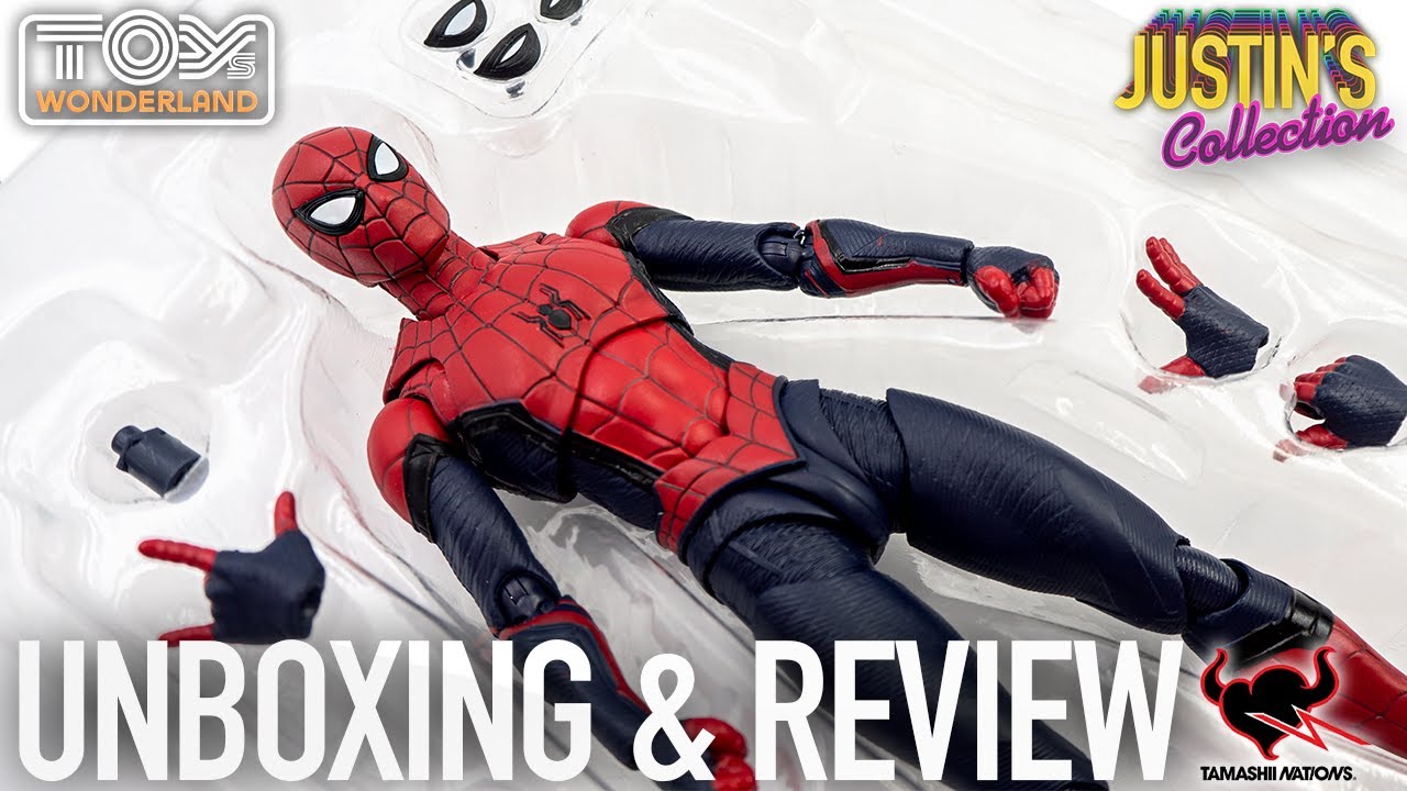 Spider-Man Upgraded Suit No Way Home S.H.Figuarts Unboxing & Review