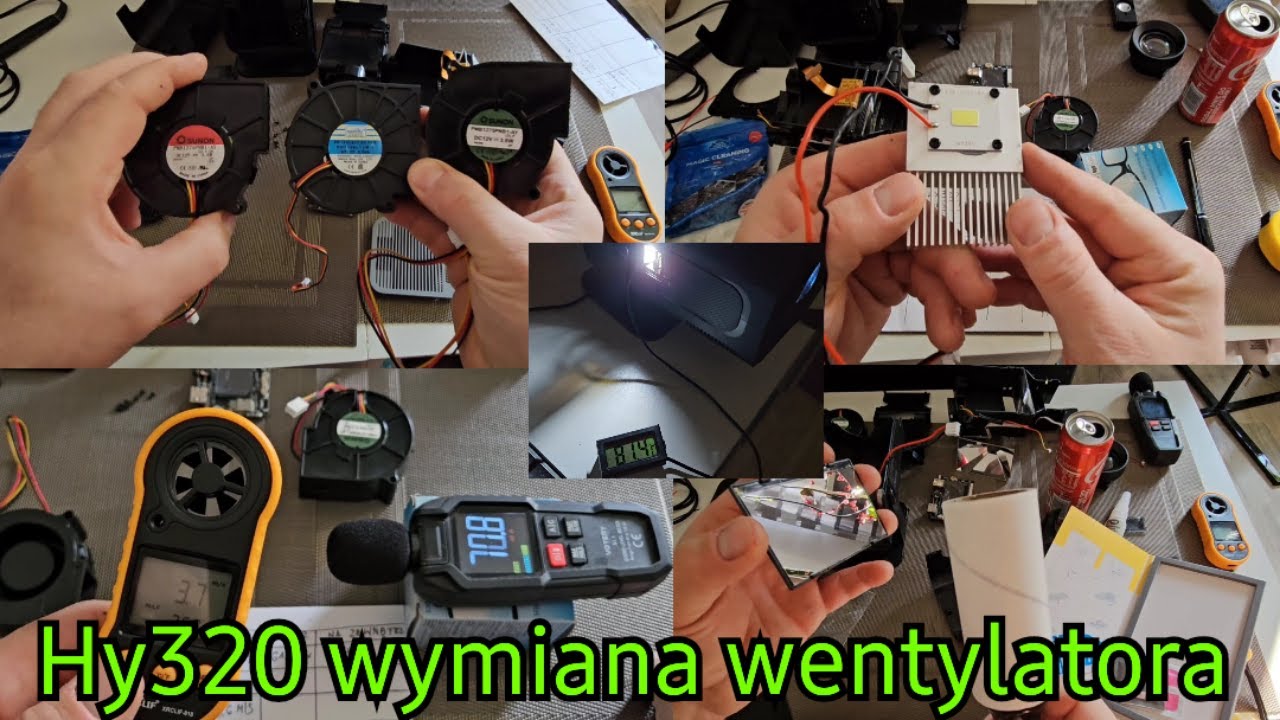 Magcubic hy320 Modernizacja chłodzenia i uszczelnienie wnętrza. Eksperyment