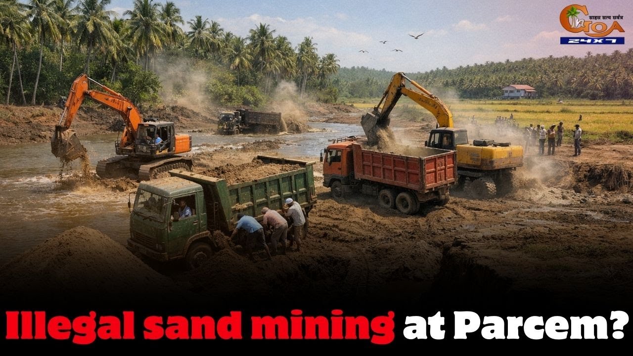Illegal sand mining at Parcem?
