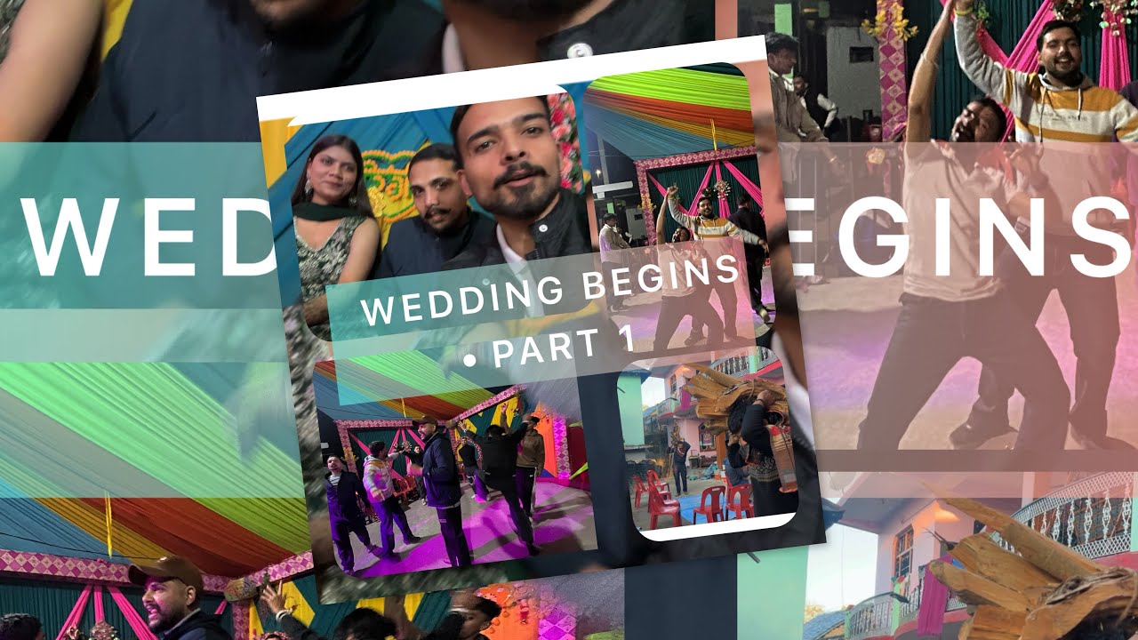 Wedding Begins 🎉 | Mehndi, DJ & Family Fun | Part 1