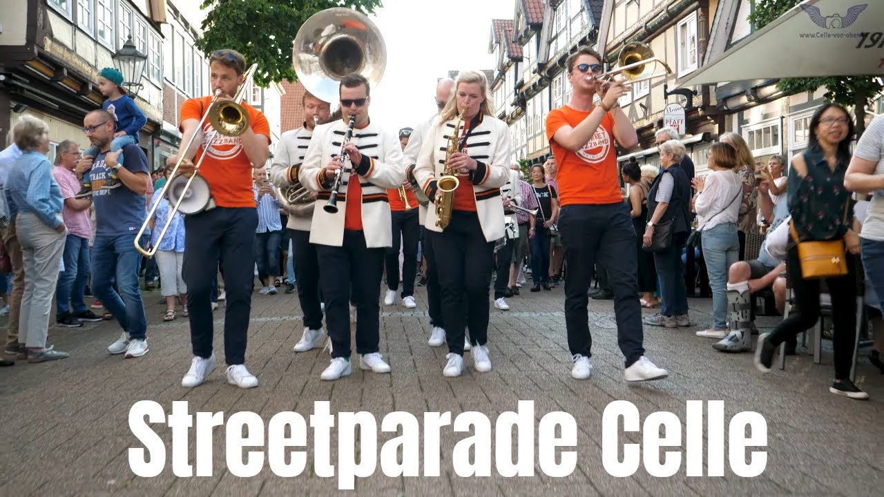 Streetparade in Celle - Jazzmusik in der historischen Altstadt