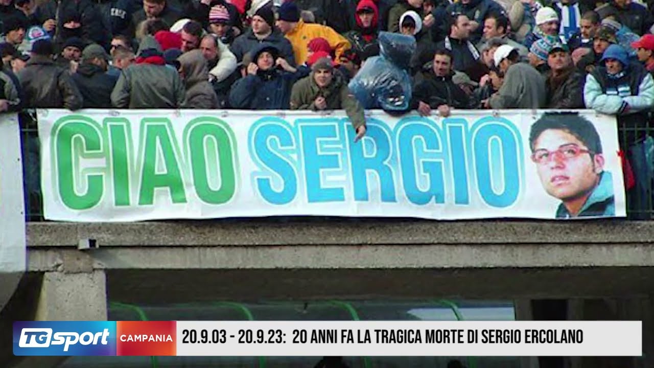 20.9.2003 - 20.9.2023: 20 anni fa la tragica morte di Sergio Ercolano