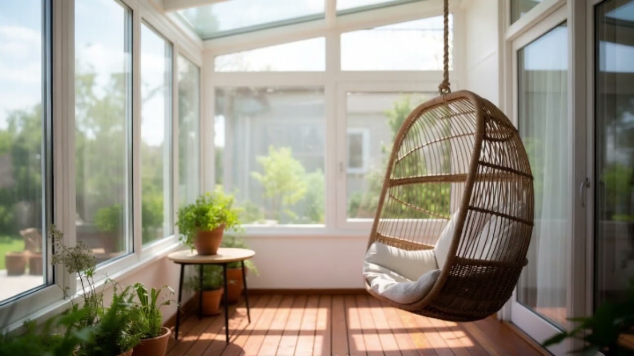 Cozy Veranda Moments: Relaxing ChairAesthetic for Peaceful Days 