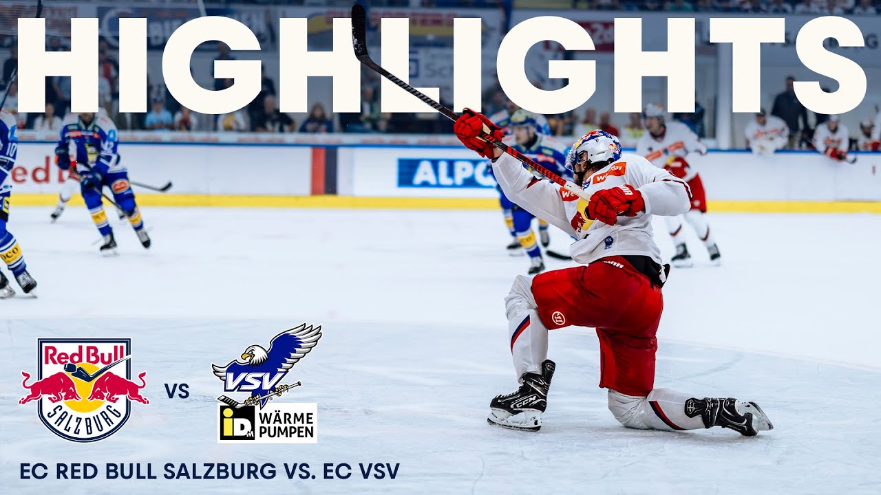 EC Red Bull Salzburg vs. EC iDM Wärmepumpen VSV - Game Highlights
