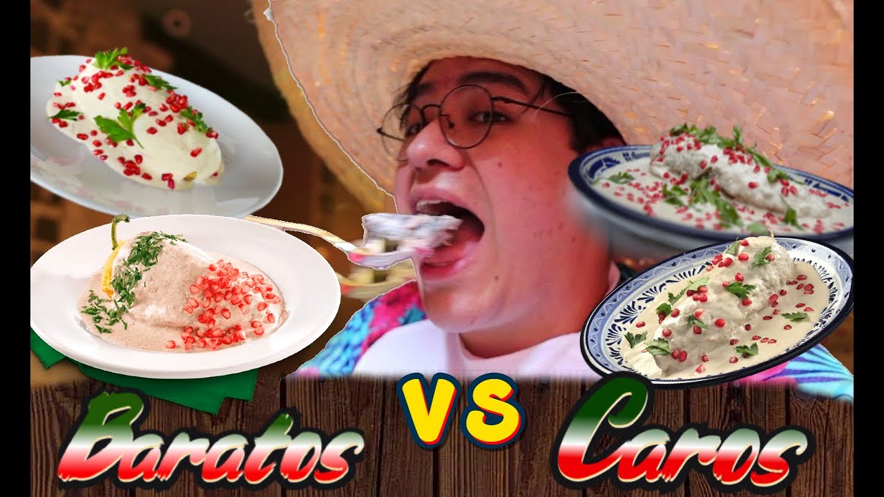 ¿Cuáles son los mejores CHILES EN NOGADA del centro histórico? Baratos vs Caros