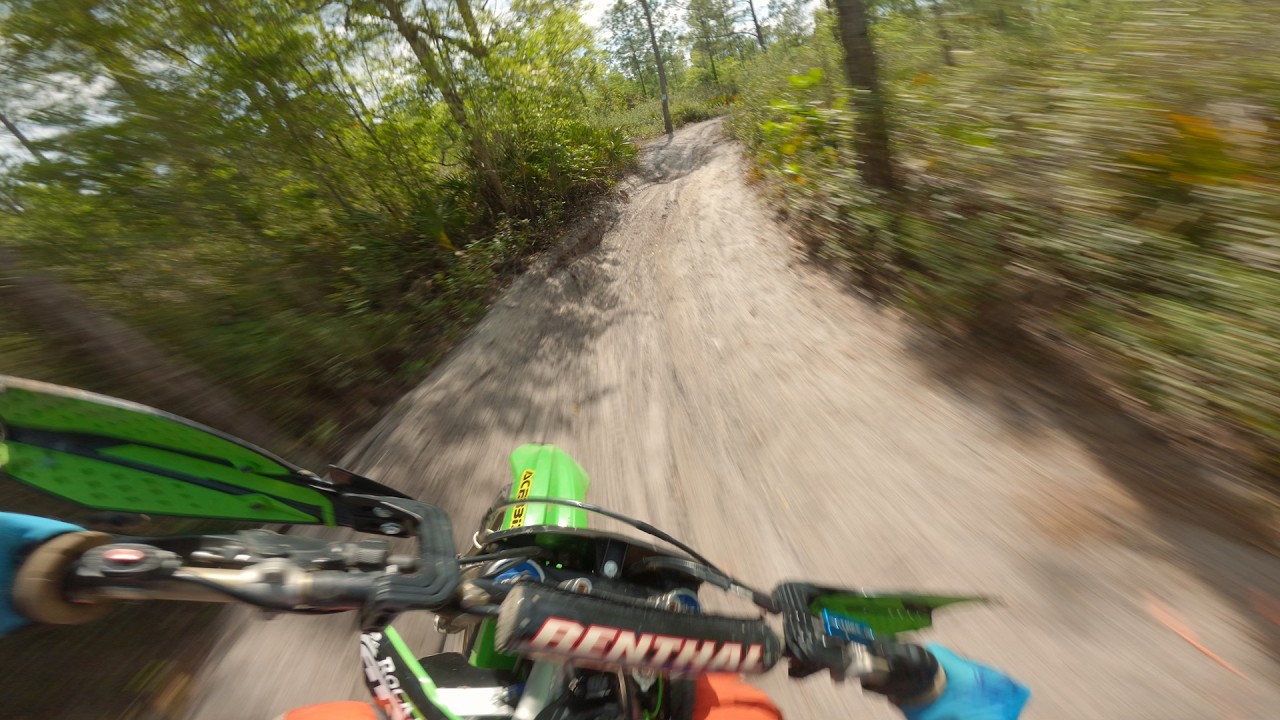 Relaxed Trail Ride on KX 250F