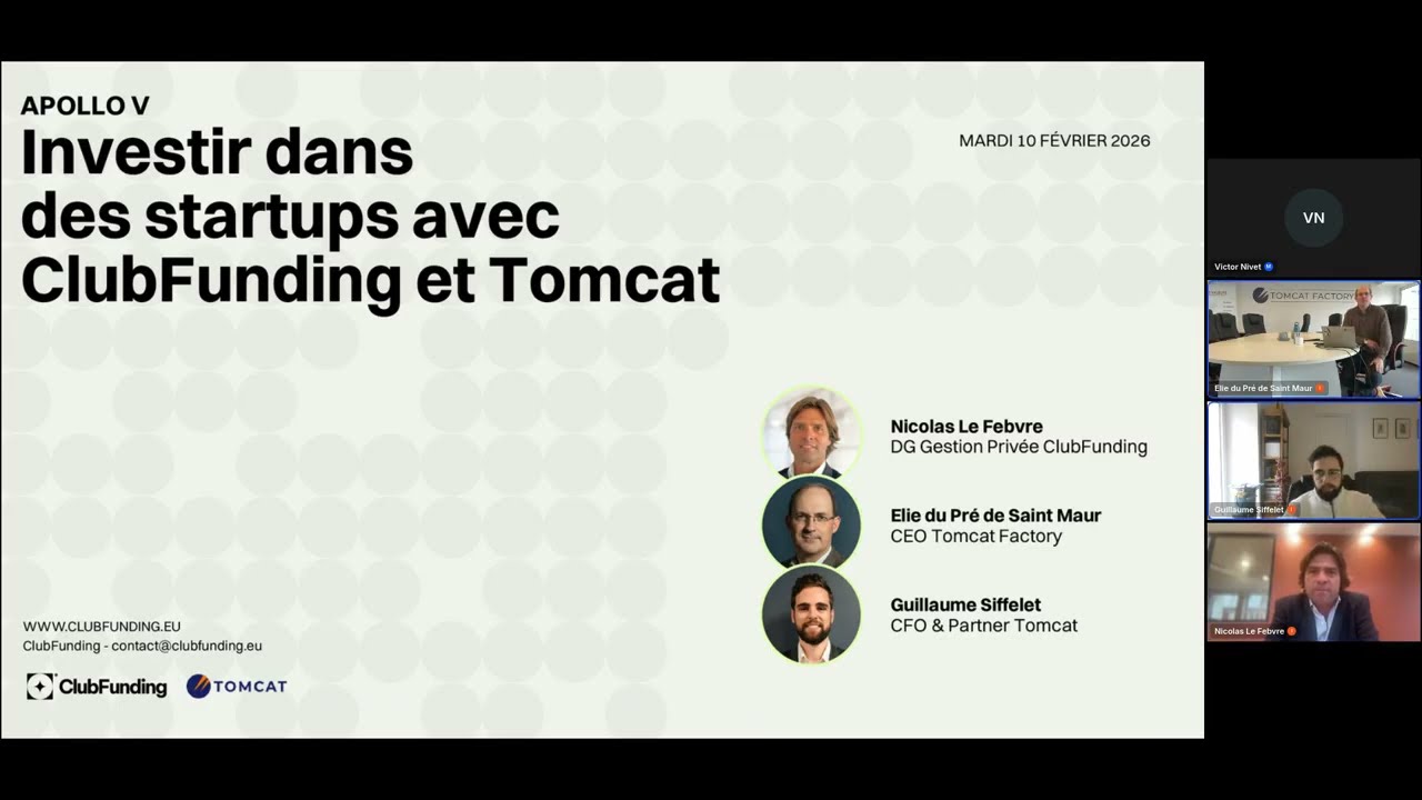Investir en startups : comprendre la stratégie Apollo V (ClubFunding x Tomcat Factory)