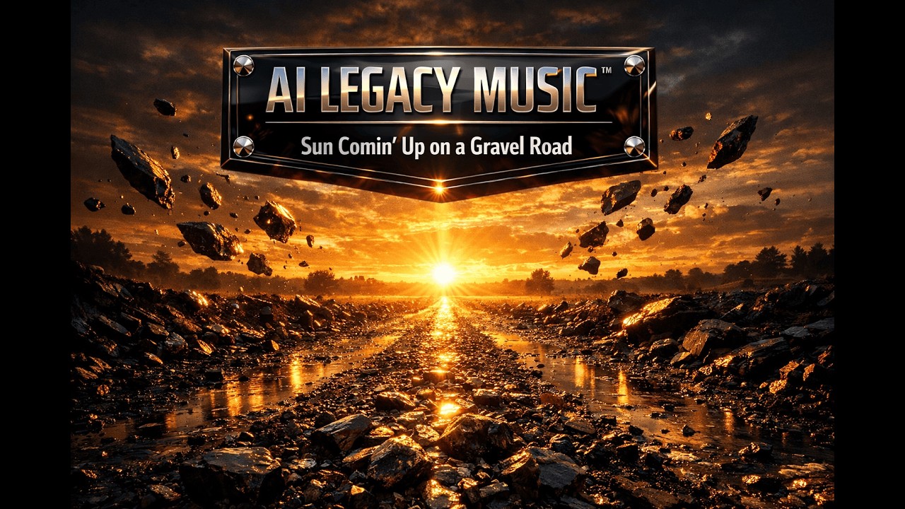 Солнце восходит на гравийной дороге | AI Legacy Music