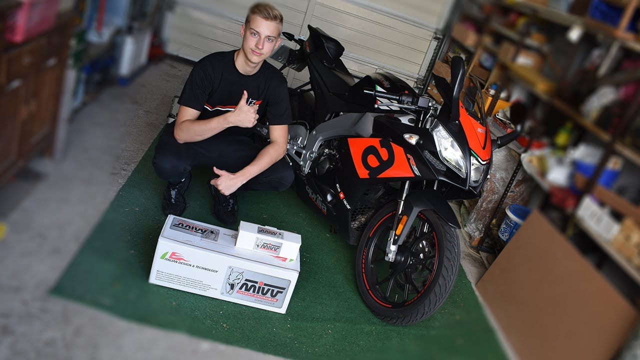 Mivv Delta Race Black Steel Installation Aprilia RS 125 (4 Takt)