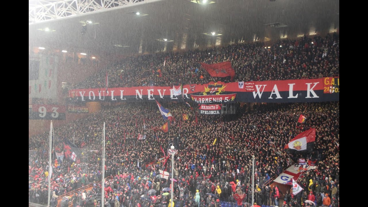 Sampdoria - Genoa CFC 21.02.2015 Gradinata Sud & Nord