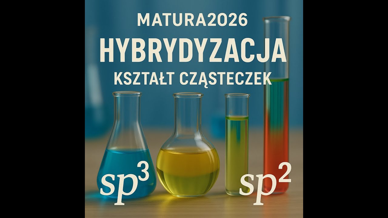 Omówienie hybrydyzacji oraz kształtów cząsteczki - chemia rozszerzona