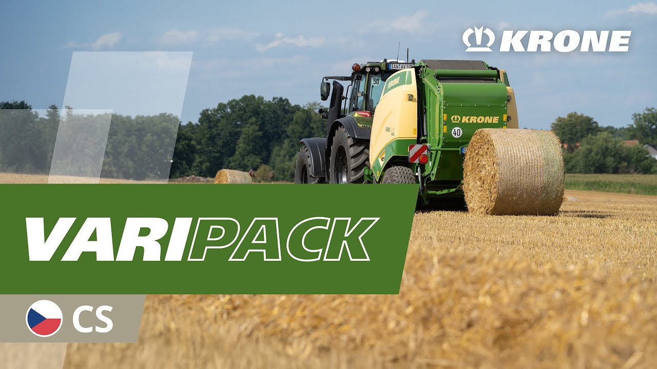 KRONE VariPack 165 XC & 190 XC – lis na kulaté balíky s proměnnou komorou