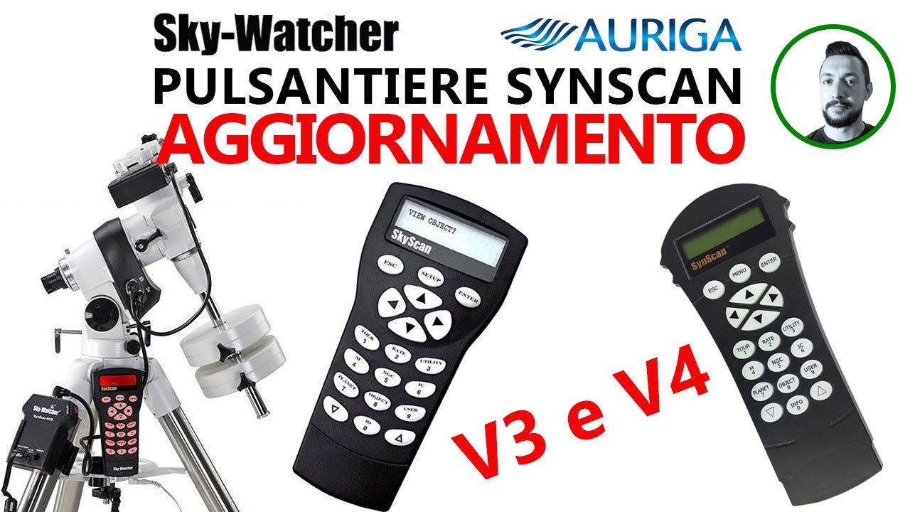 Aggiornamento Firmware Pulsantiere SynScan Sky-Watcher V3 e V4