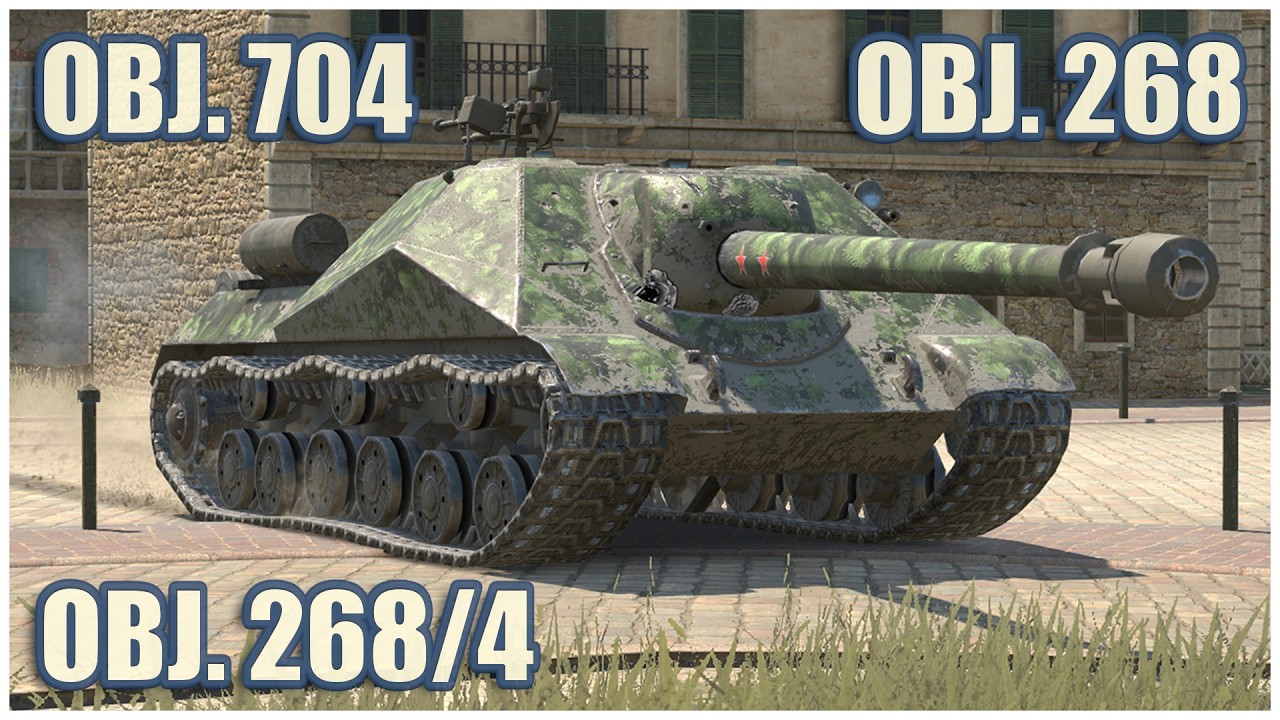 Объект 704, Объект 268 & Объект 268/4 • WoT Blitz Gameplay