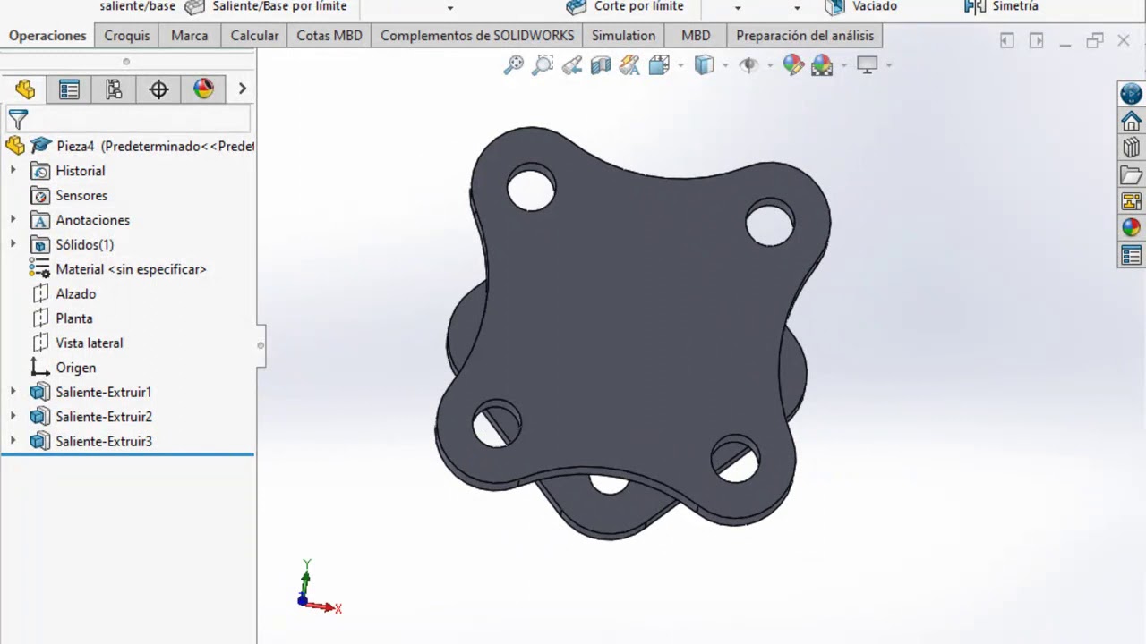 ACOTACION CON TOLERANCIAS GEOMETRICAS SOLIDWORKS