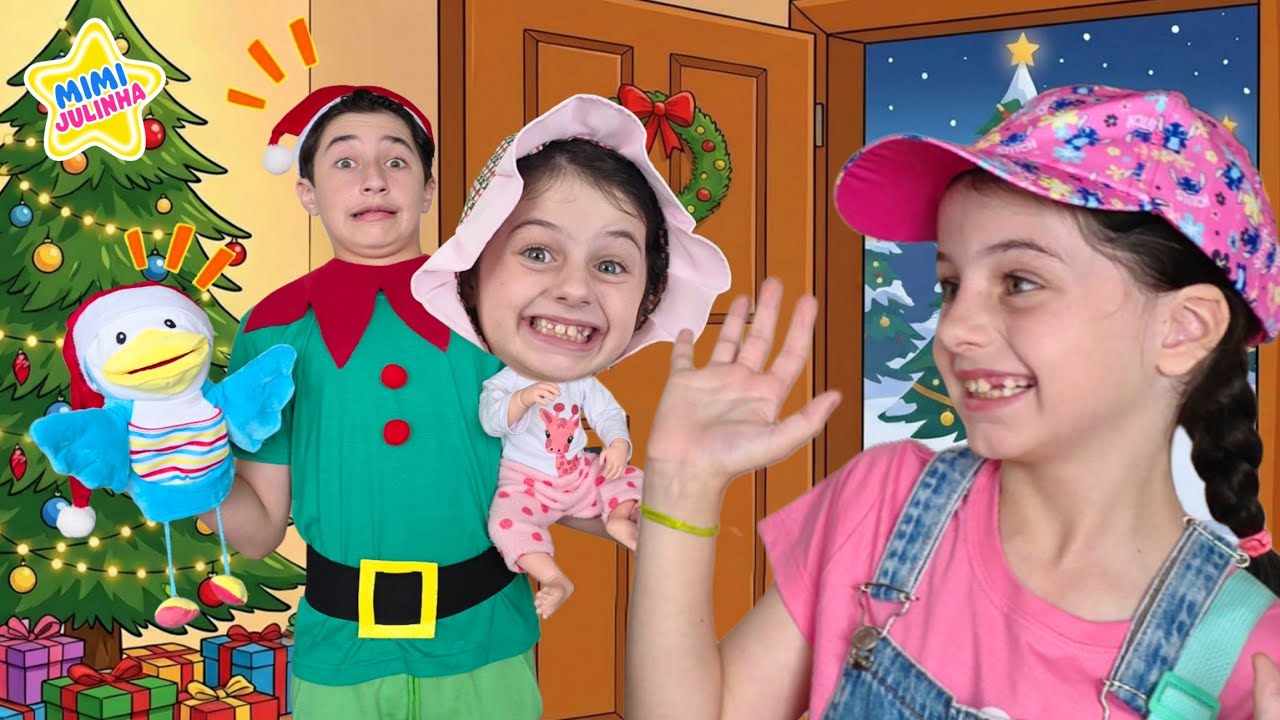 A bebê Julinha ganha uma Babá especial no Natal