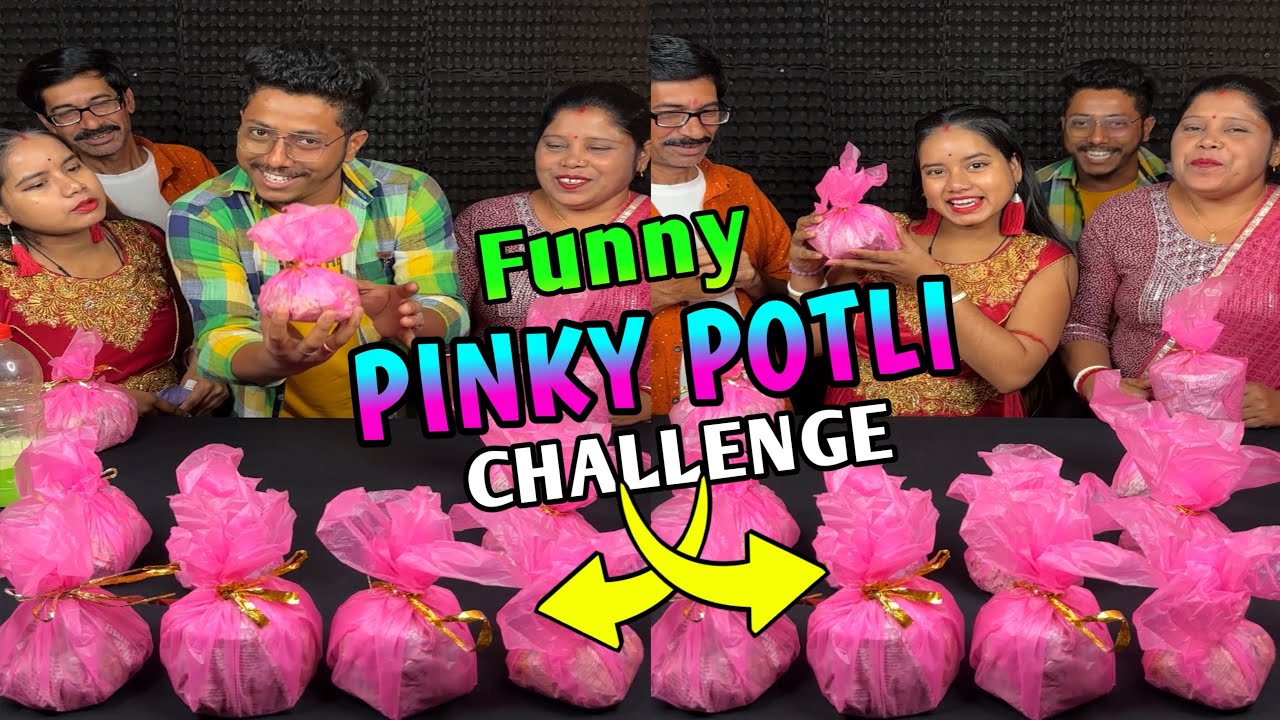 Attractive New Special Pinky Potli Loot Funny Challenge With Family