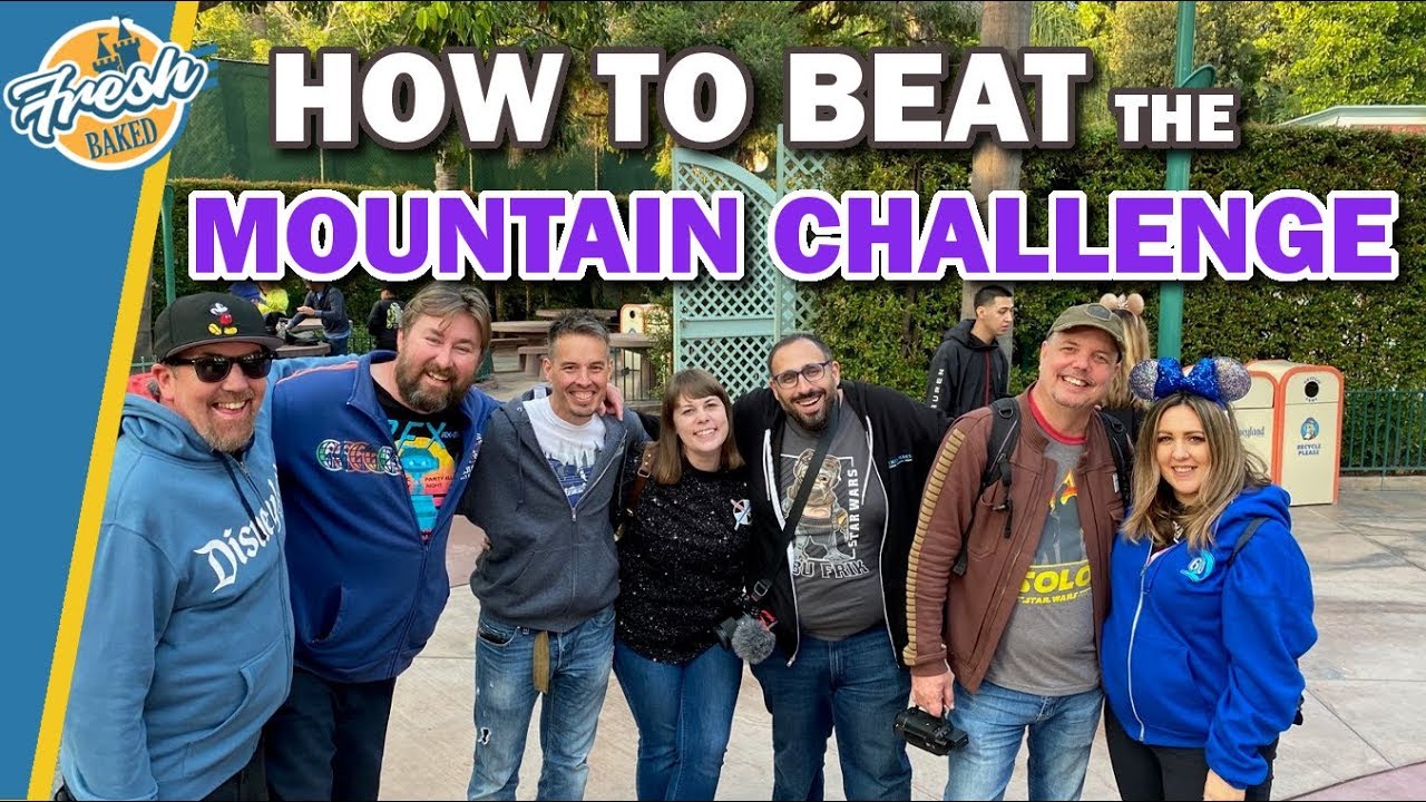 Vloggers debating the Disneyland Mountain Challenge | Disneyland 2020-01-25 Pt. 5
