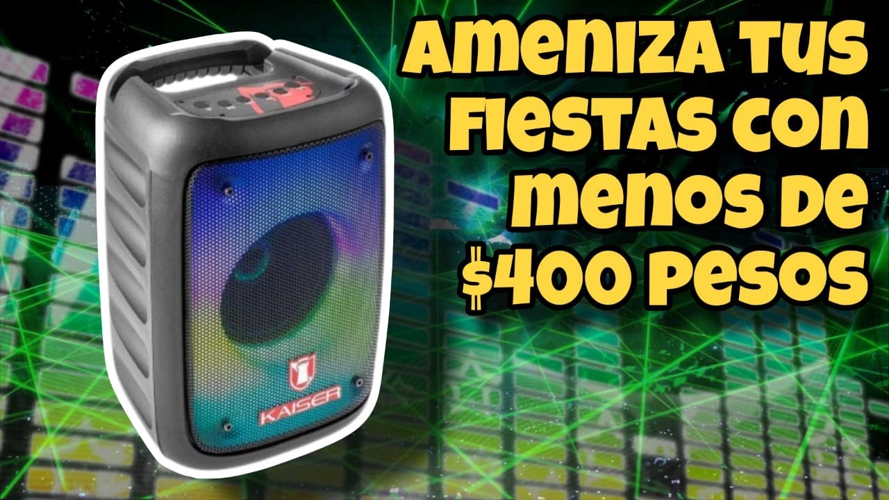 Bocina Bluetooth KAISER KSW-7004 - Reseña y Por Que si te conviene comprarla.